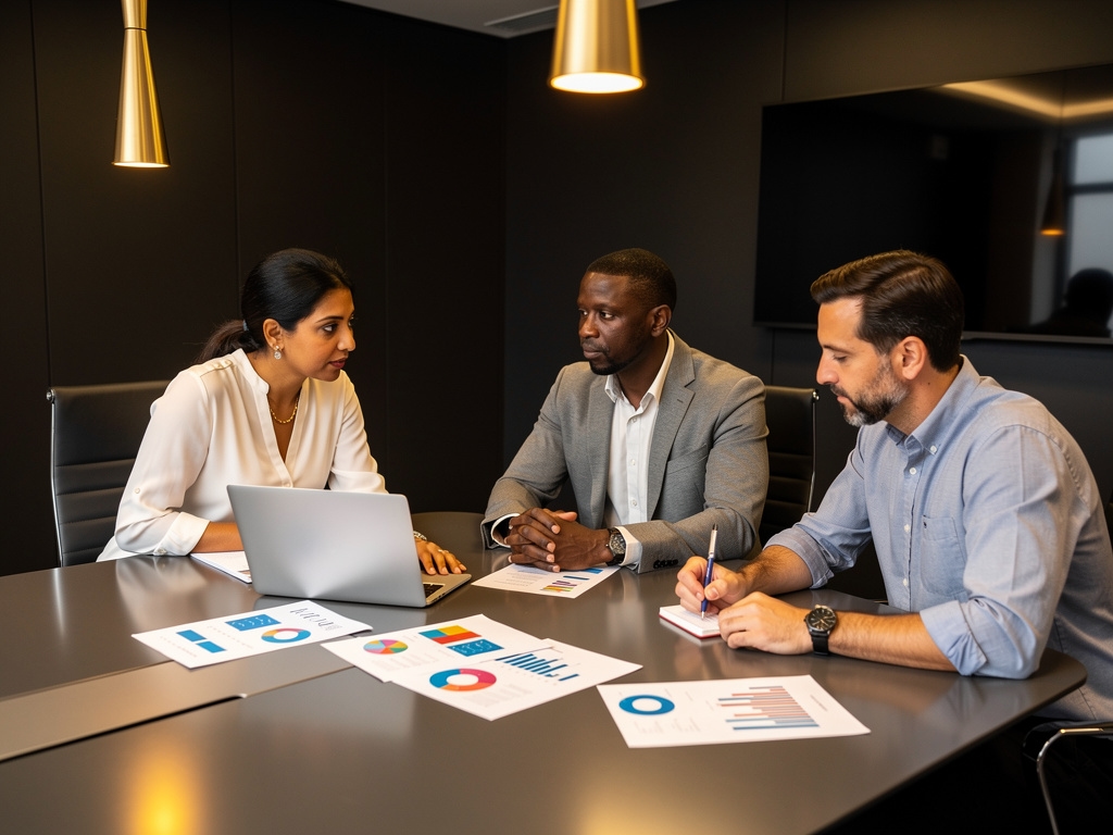 Equipo de Nuevas Rutas Digitales en reunión de trabajo